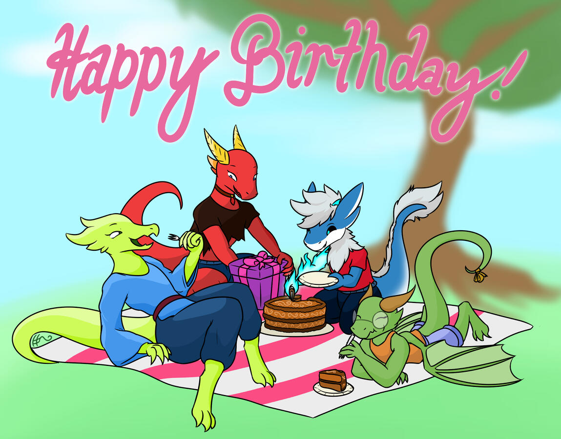 Fullbody / Custom BG + 3 Chars